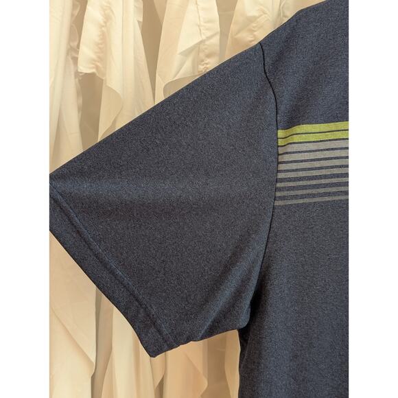 Ben Hogan Performance Polo Men's XL Blue with Green & White Stripes on Chest - Picture 5 of 11